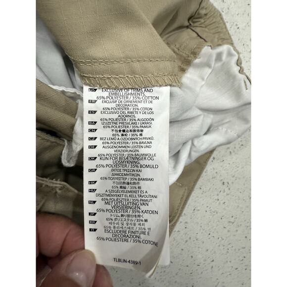 5.11 Tactical Women’s Sz 12 Khaki Defender Cargo Cropped Pants Utility Outdoors - Picture 9 of 13